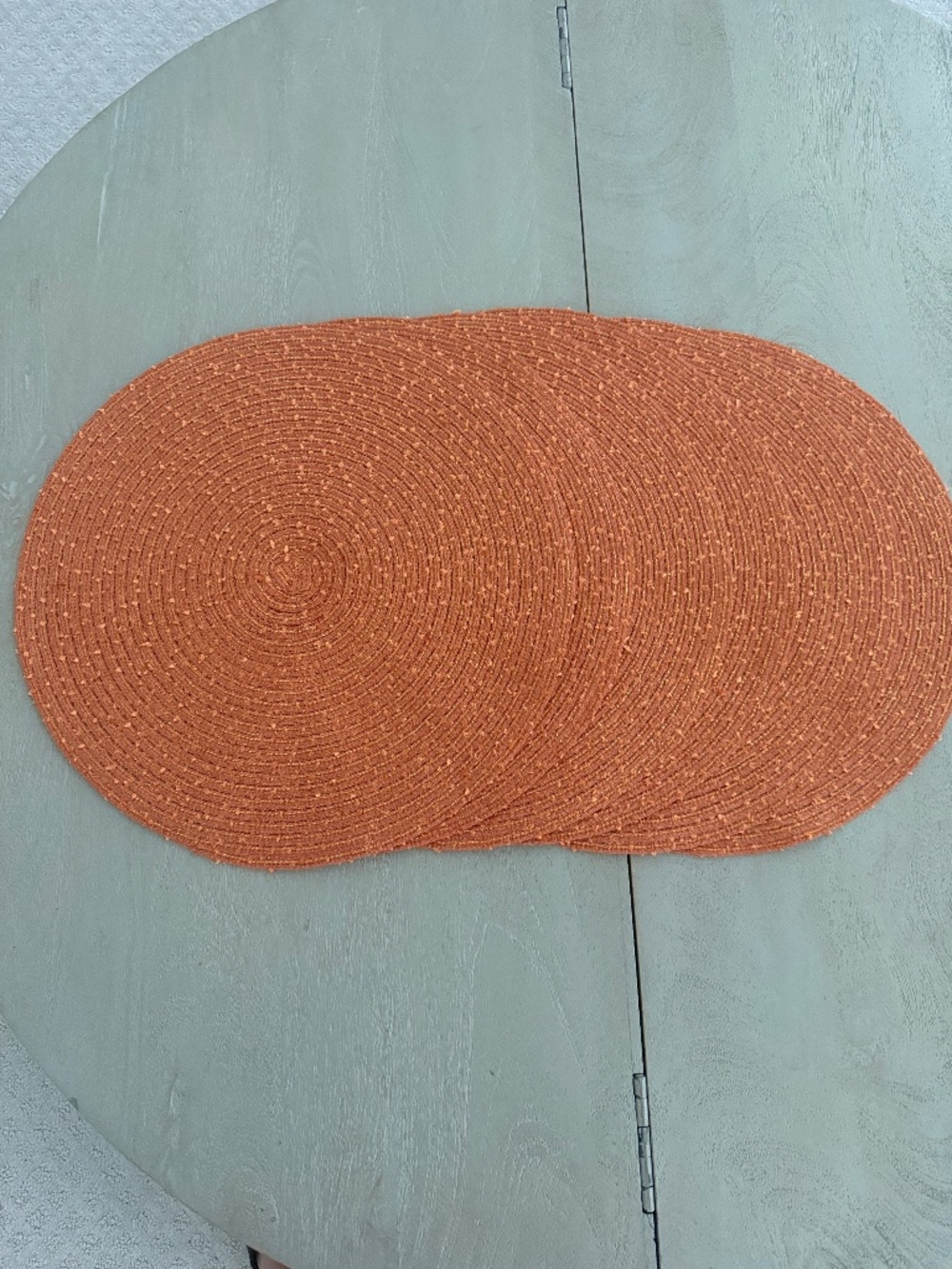 Round Water Resistant Placemats for Table & Dining, Set of 6